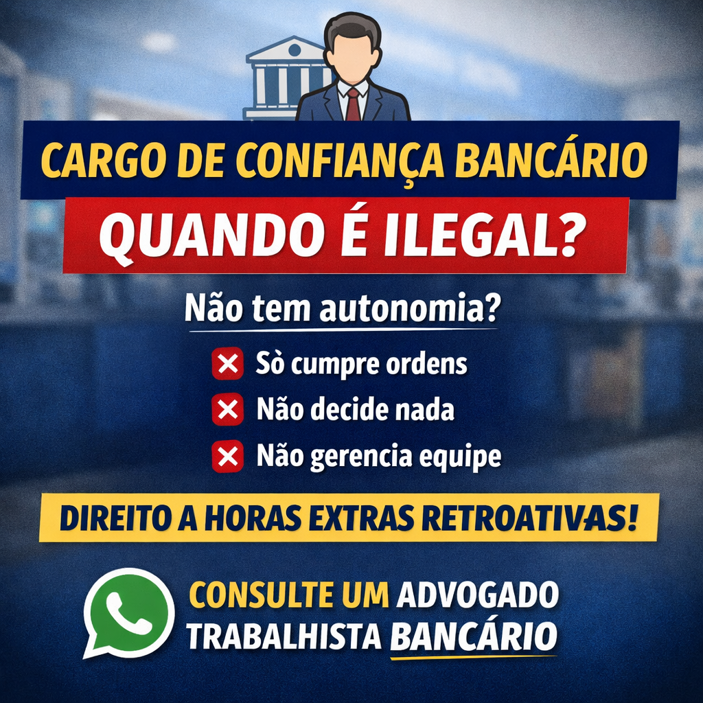 Cargo de confiança bancário: quando é ilegal?
