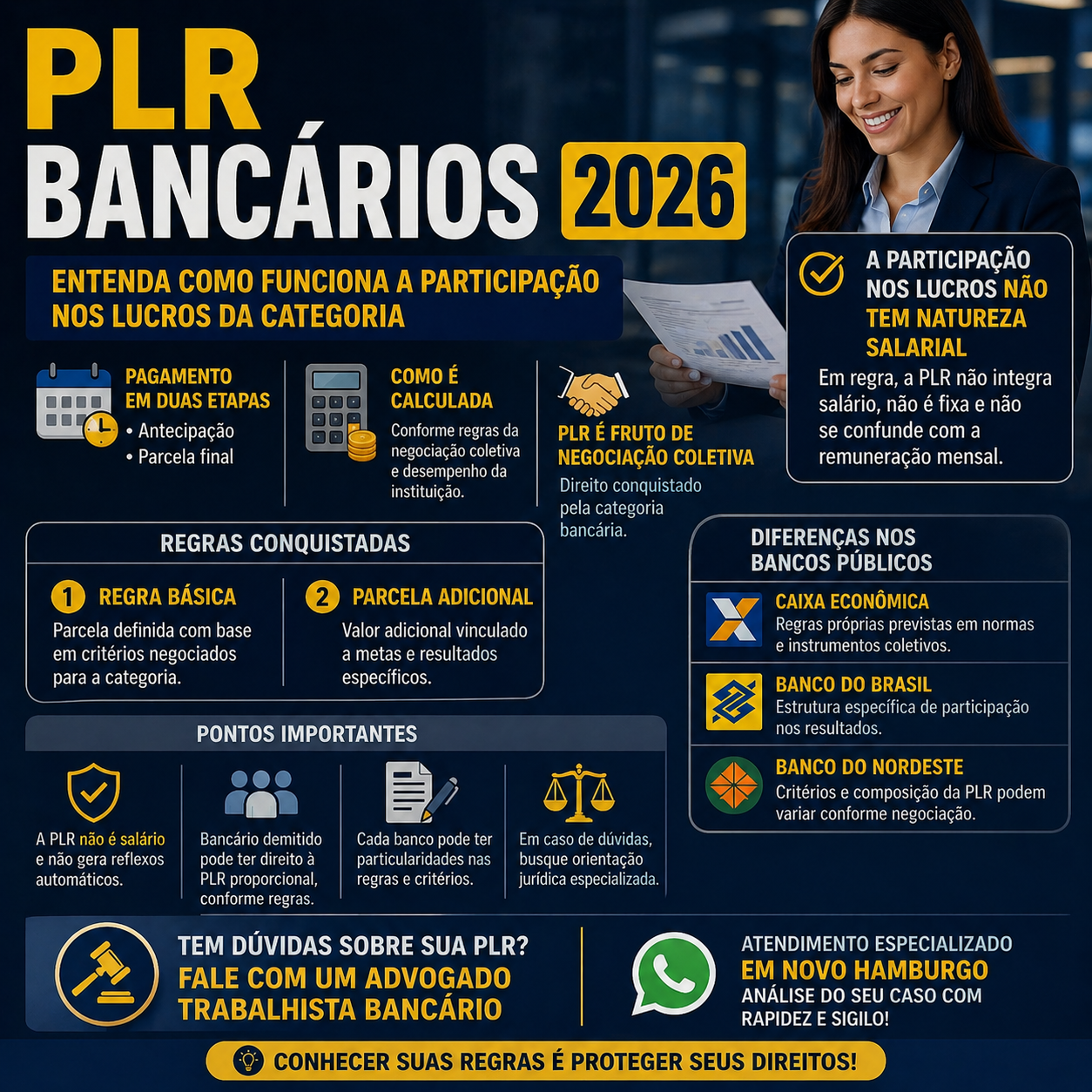 PLR bancários natureza salarial: entenda como funciona e por que a PLR não é salário