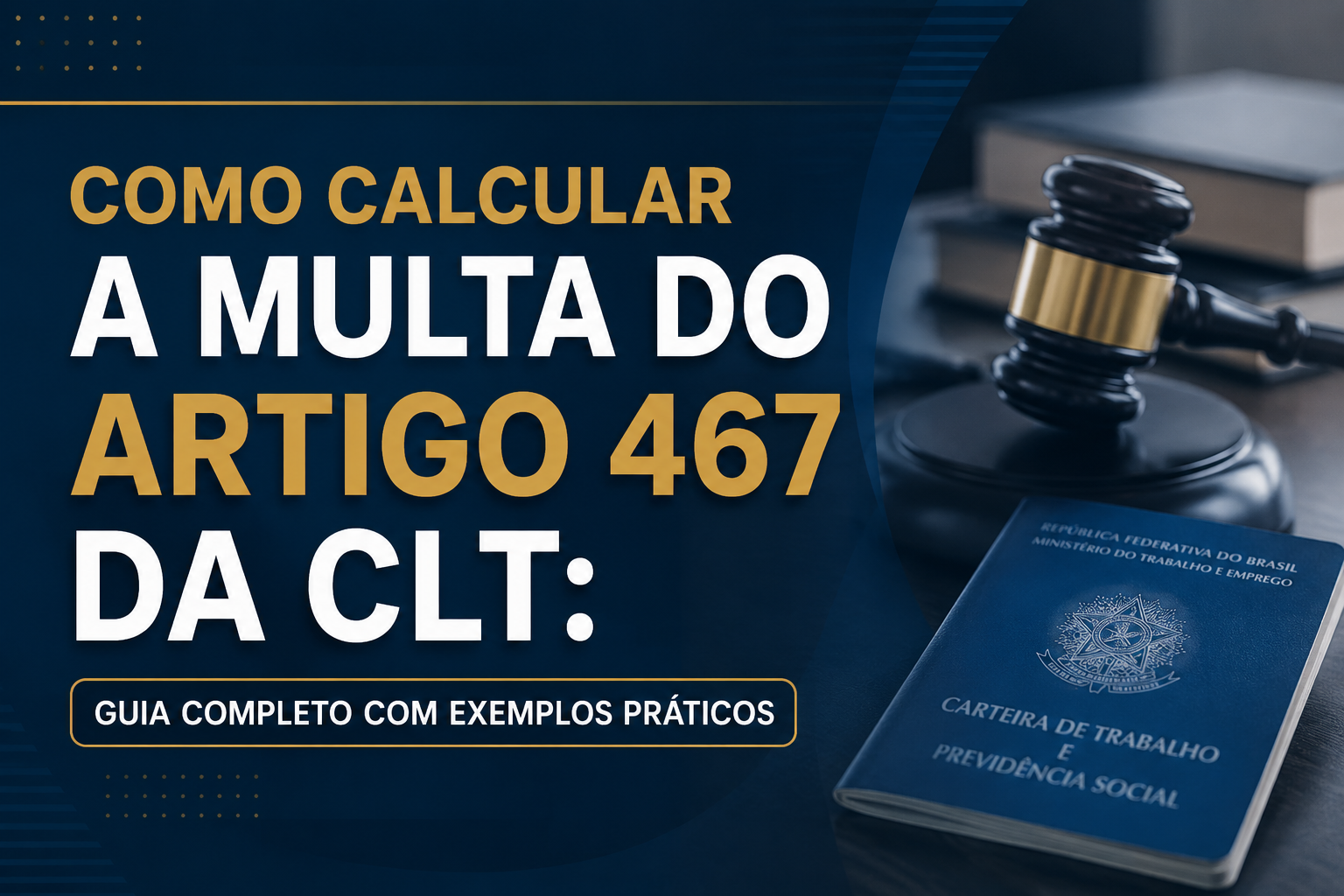 Como Calcular a Multa do Artigo 467 da CLT: Guia Completo com Exemplos Práticos (2026)